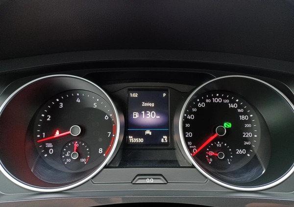 Volkswagen Tiguan cena 97900 przebieg: 153000, rok produkcji 2019 z Gołańcz małe 742